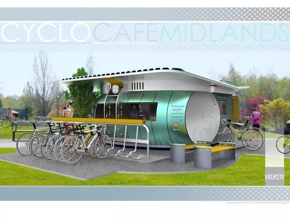 Cyclo Cafe Concept Free 3D model_0