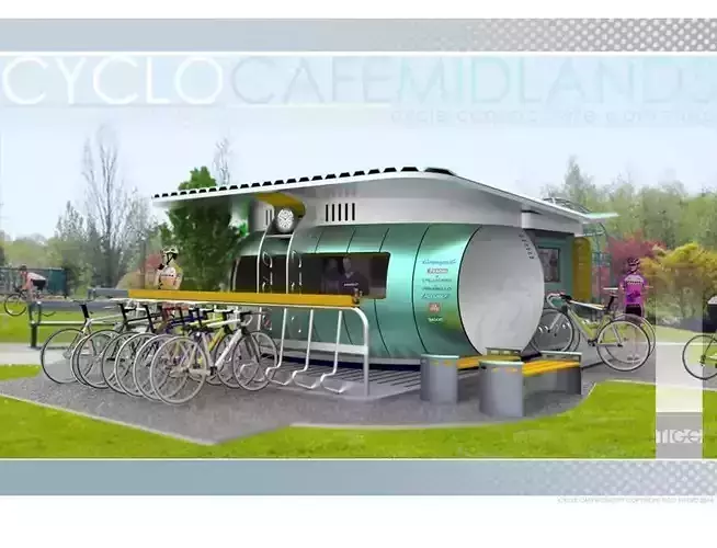 Cyclo Cafe Concept Free 3D model