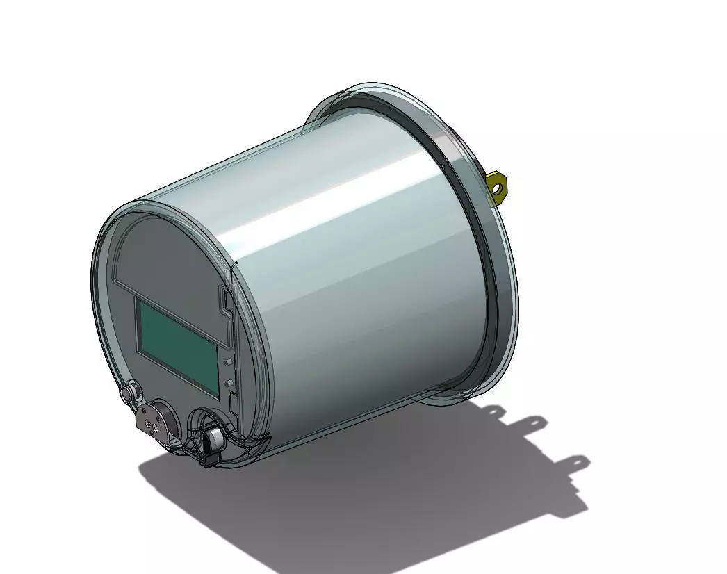 Echelon Watthour Meter 3D model_0