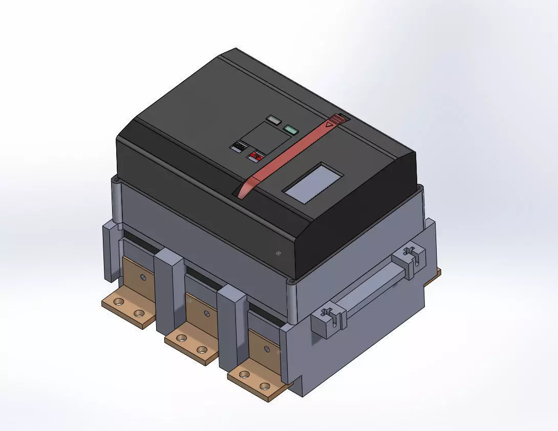 GE Power Break II Circuit Breakers 2000Amp 3D model