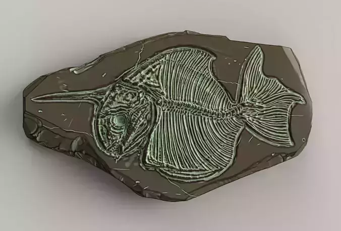 Fossil Series - Pisces monoceros 3D print model