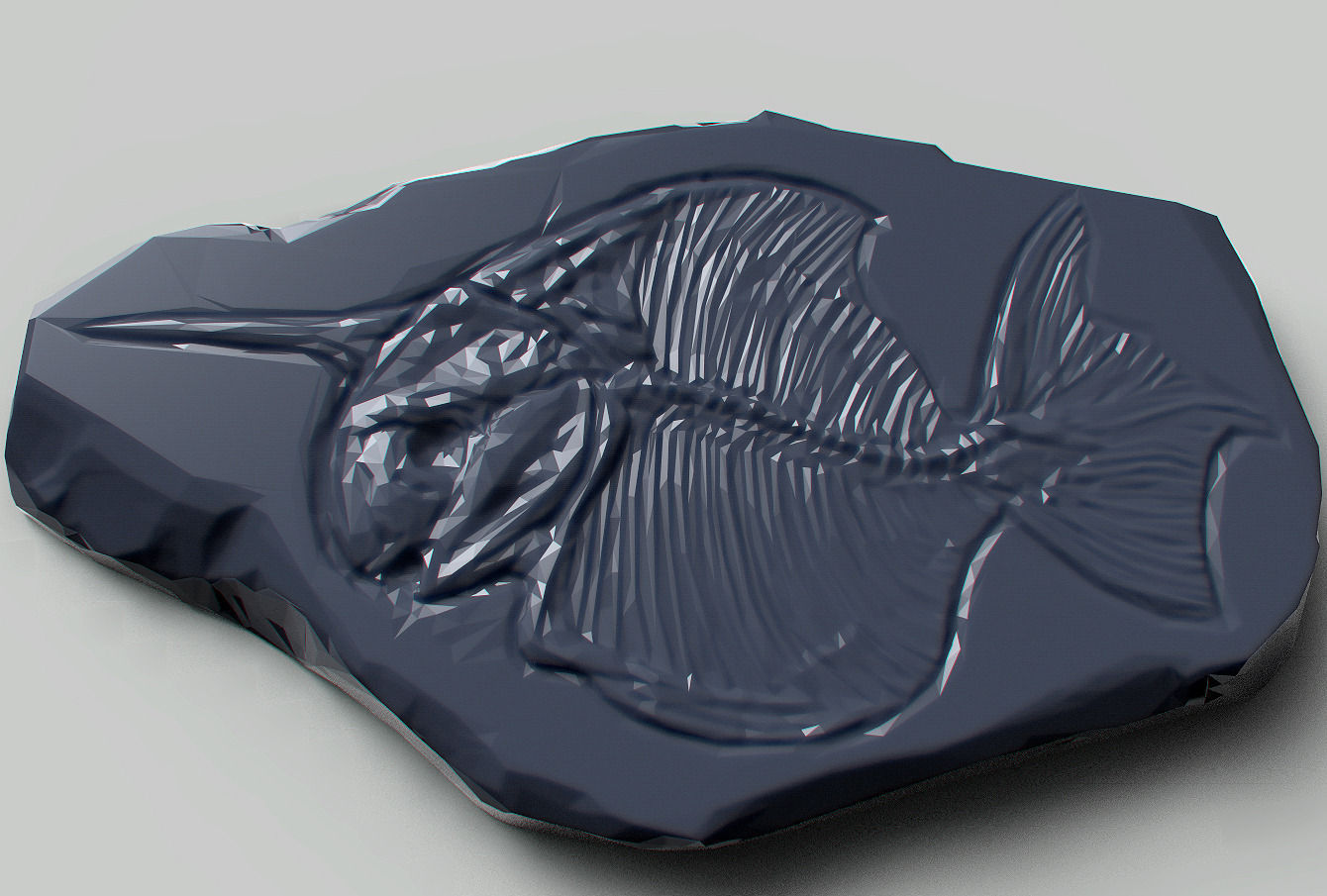 Fossil Series - Pisces monoceros 3D print model_3