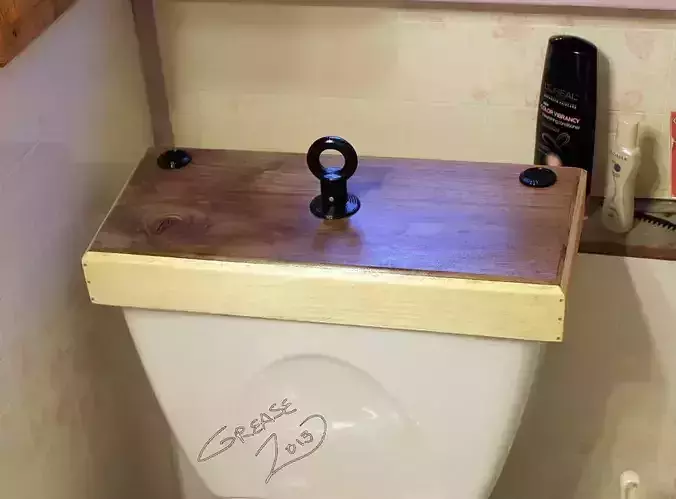 Toilet tank flush handle replacement Free 3D print model