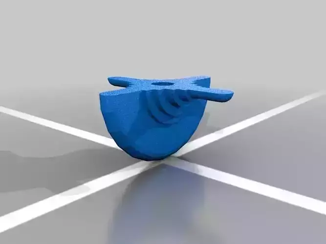 Oloid spinning top