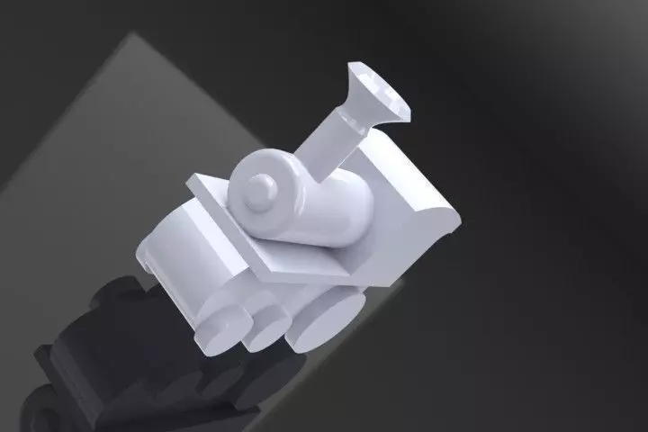 Train Free 3D model_0