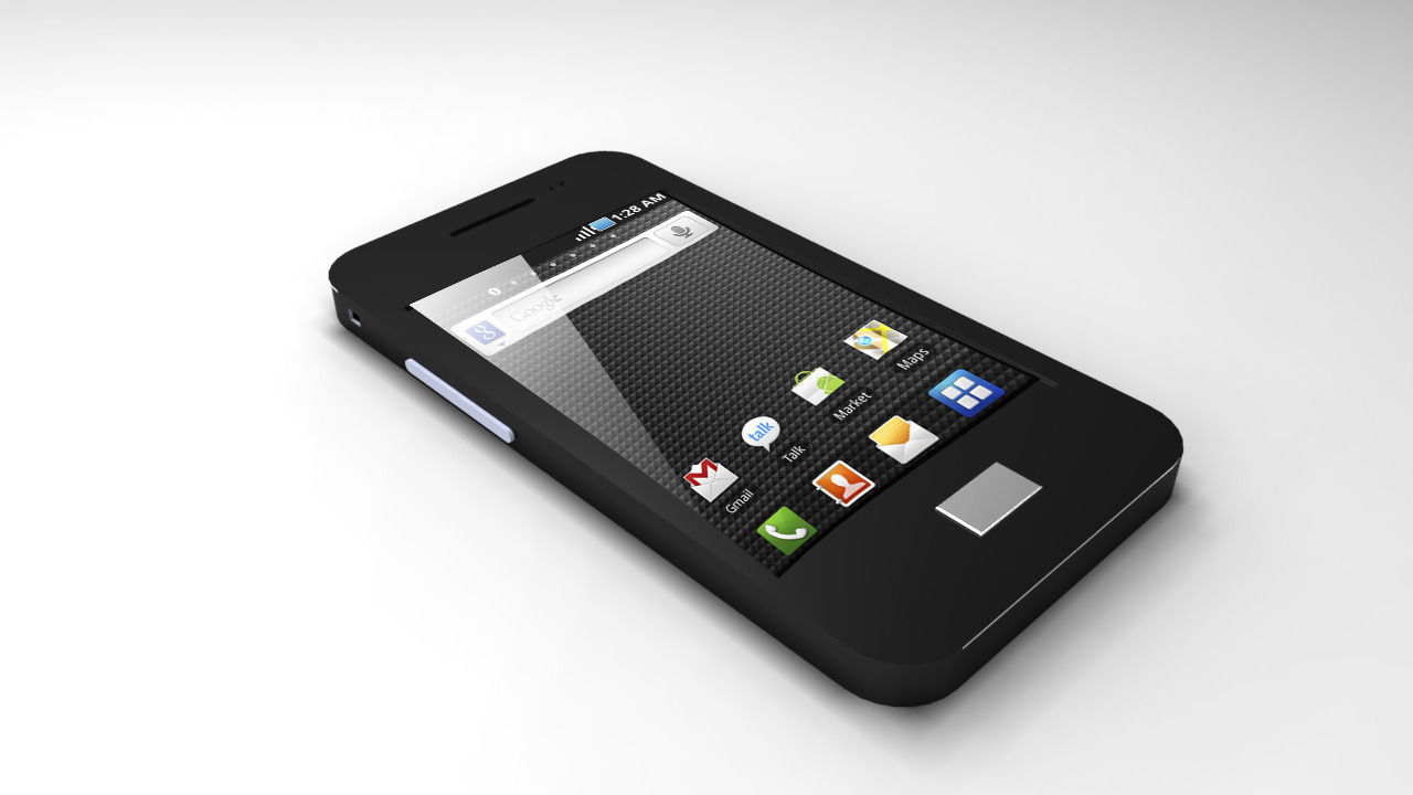 Galaxy Ace Free 3D model_1