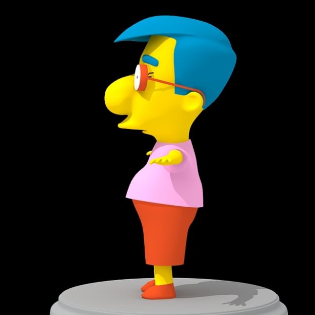 Milhouse Van Houten 3D model_2