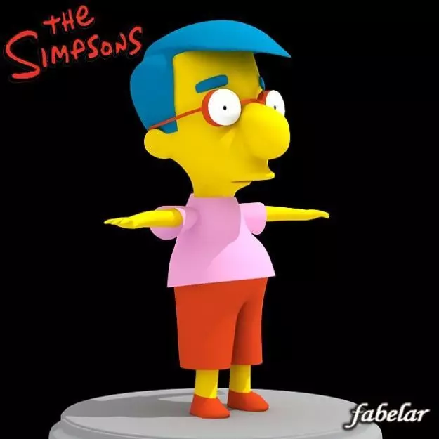 Milhouse Van Houten 3D model_0
