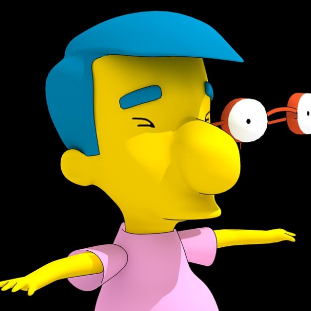 Milhouse Van Houten 3D model_4