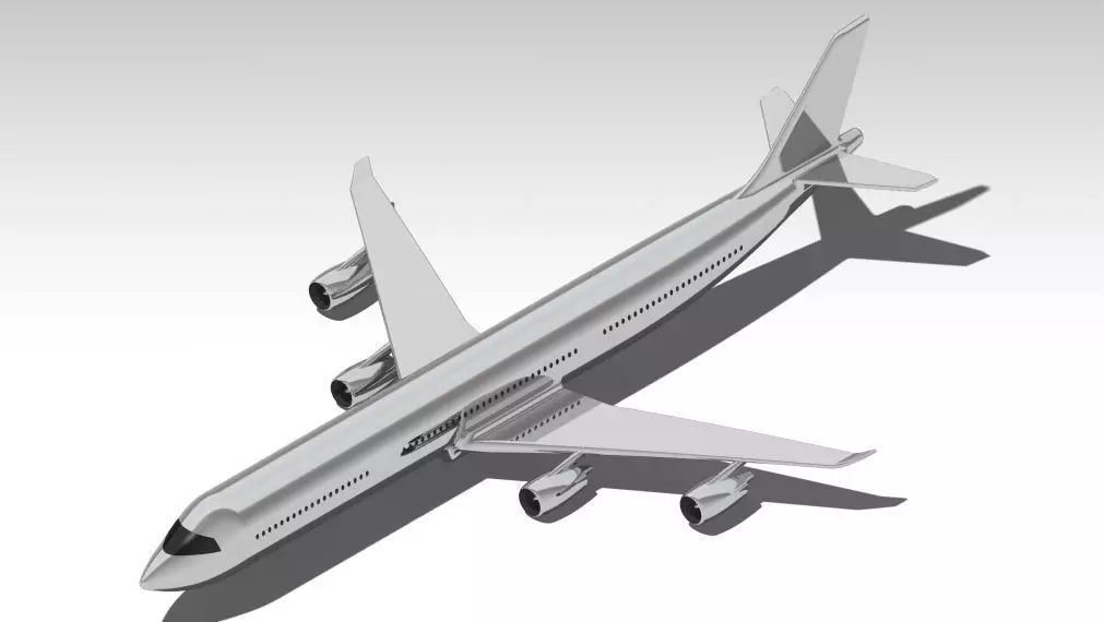 Boeing airplane Free 3D model