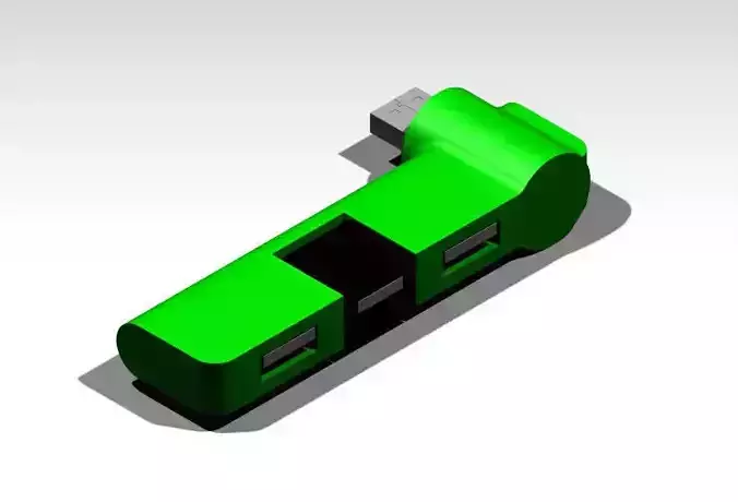 USB Hub Free 3D model