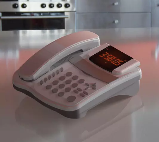 Phone telephone Free 3D model_0