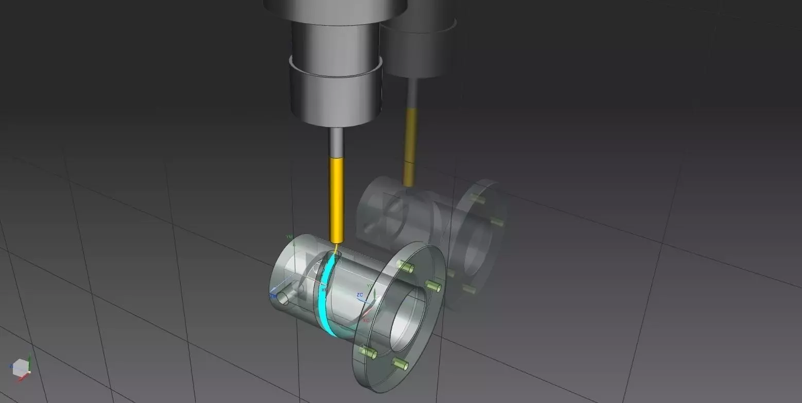 Cam stainless steel pipe Free 3D model