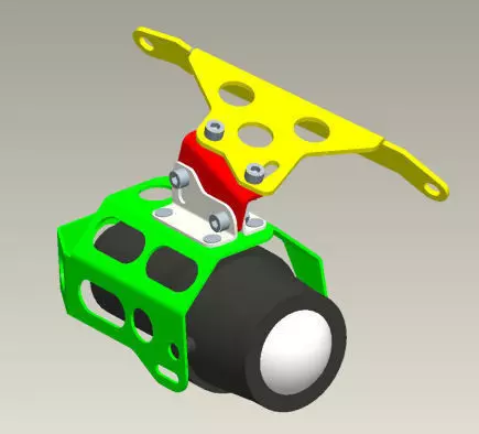 Bracket bicycle frame Free 3D model