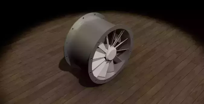 Direct Axial Fan Free 3D model