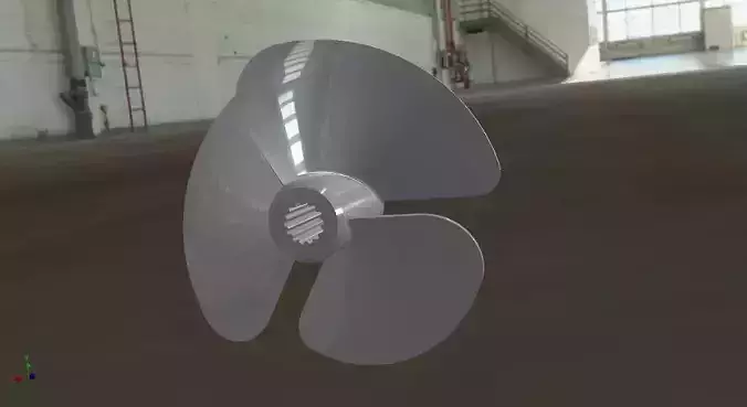 Boat propeller Free 3D model