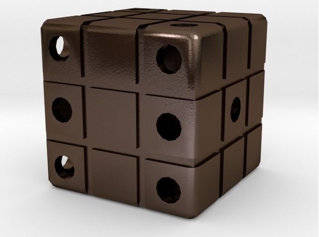 Dice 3D print model_1