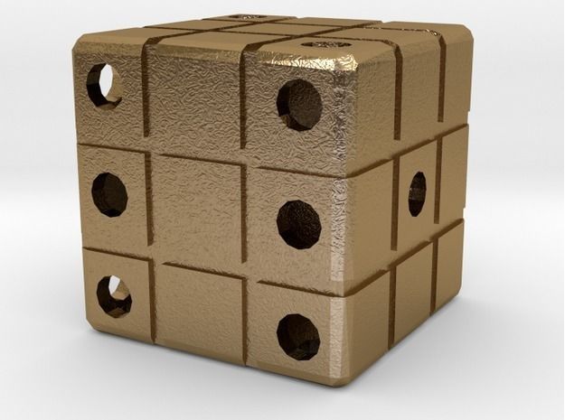 Dice 3D print model_0