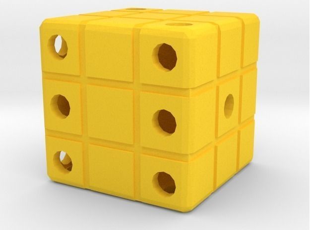 Dice 3D print model_2