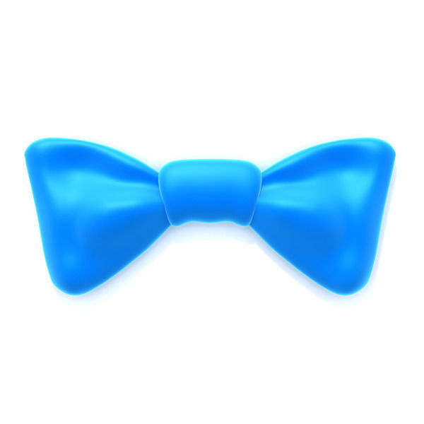 Bow tie  Low-poly 3D model_1