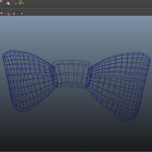 Bow tie  Low-poly 3D model_6