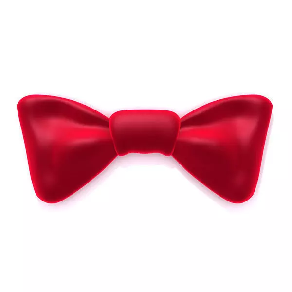 Bow tie  Low-poly 3D model_0
