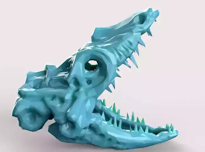 Fossil Series - Hornless 3D print model