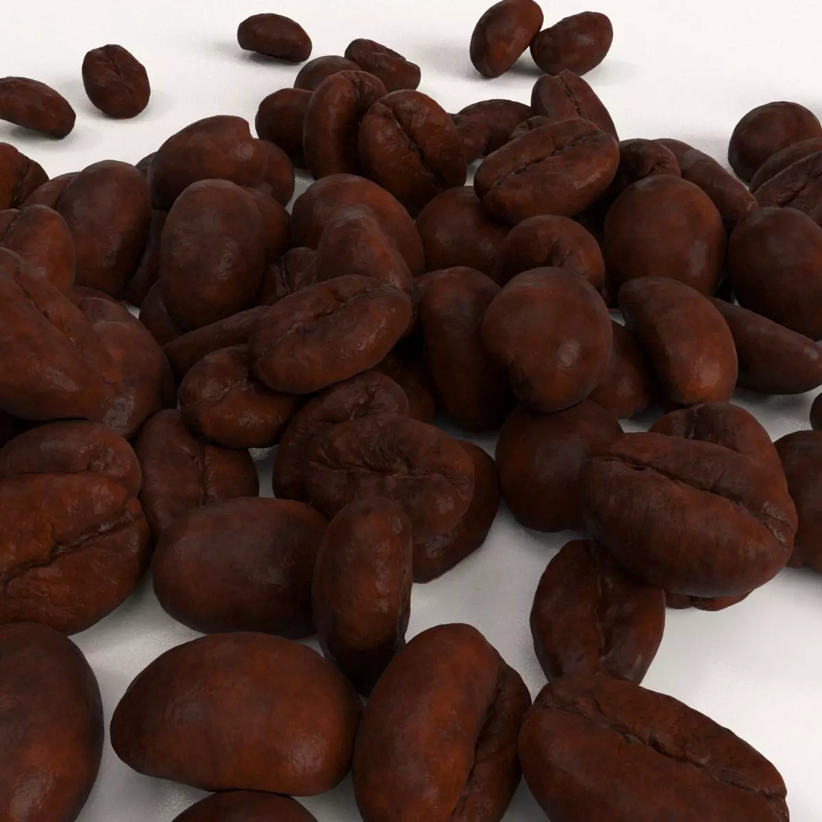 Coffee Beans 3D model_0