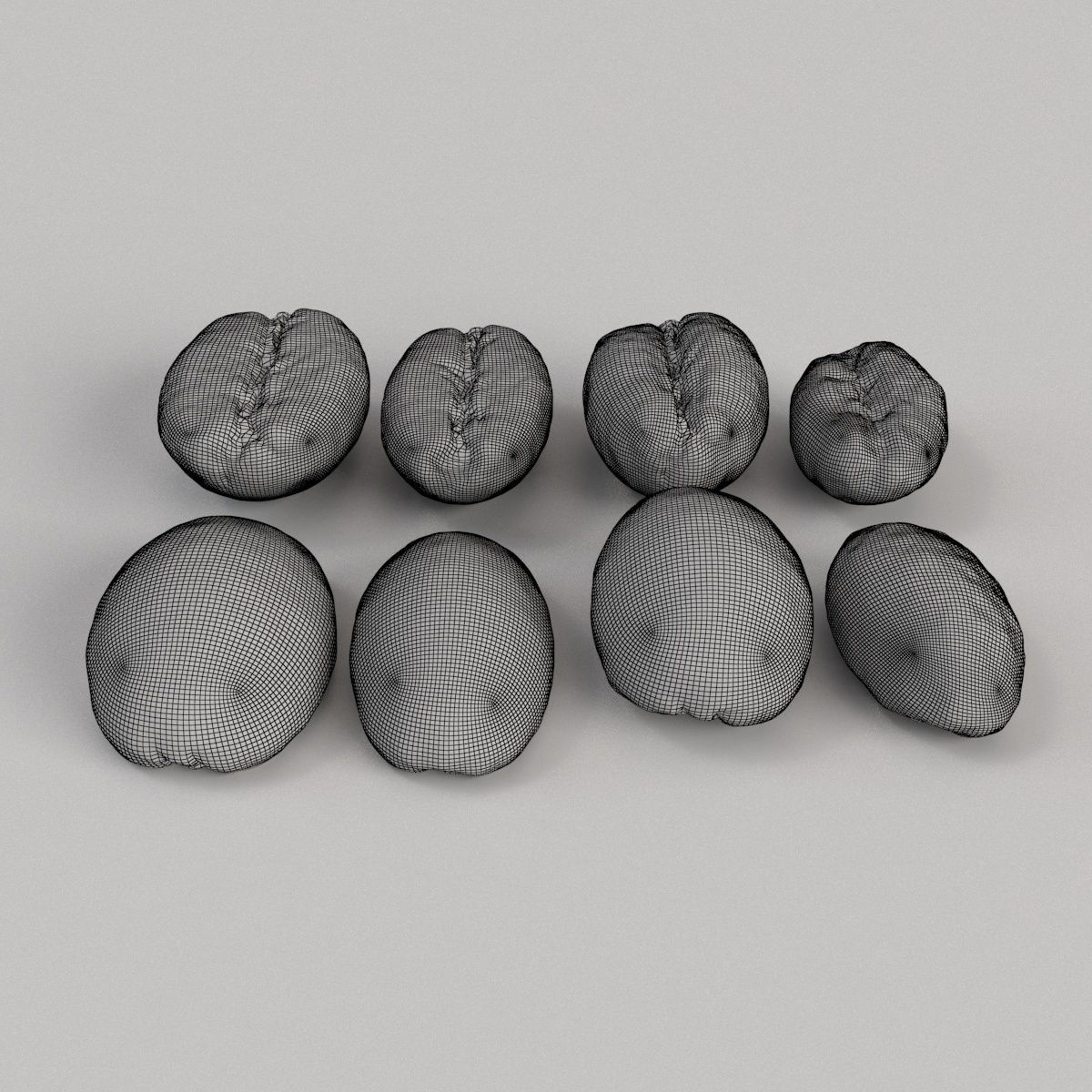 Coffee Beans 3D model_5