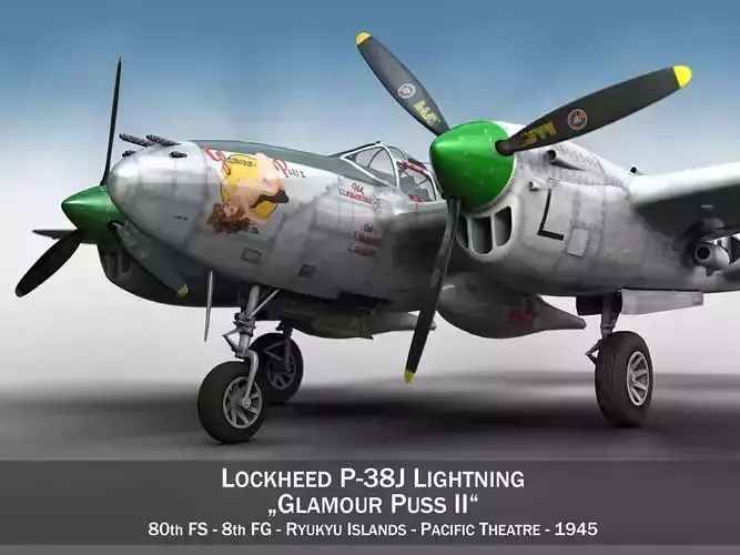 Lockheed P-38 Lightning - Glamour Puss II