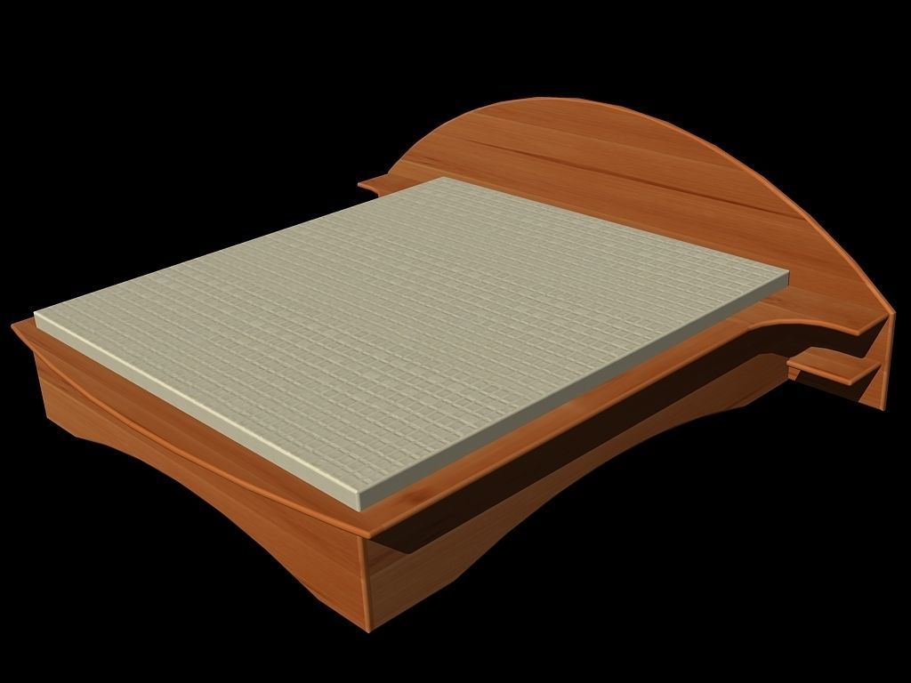 Bed 2000x1800 3D model_1