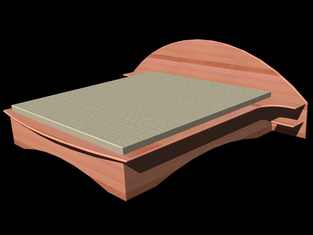 Bed 2000x1800 3D model_0