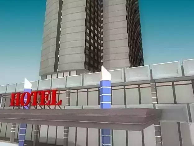 Hotel Rodina 3D model