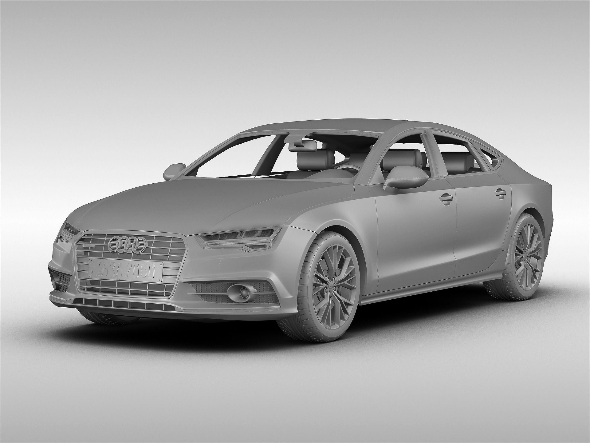 Audi A7 Sportback 2015 3D model_5