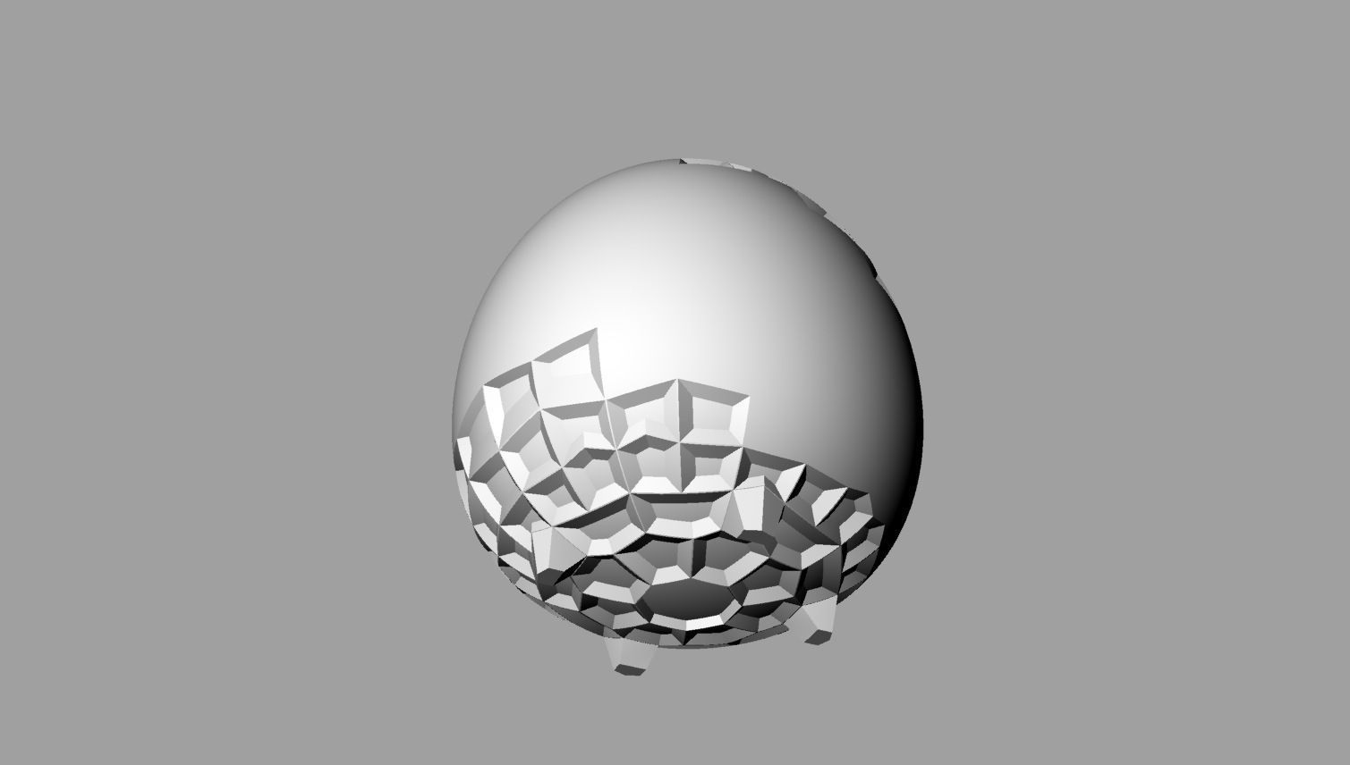 Heliconian Egg 3D print model_4