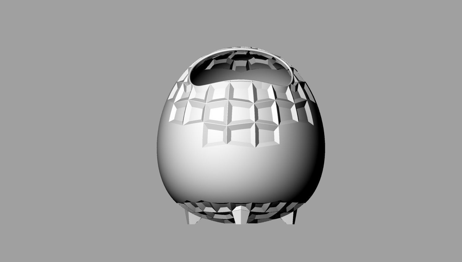 Heliconian Egg 3D print model_5