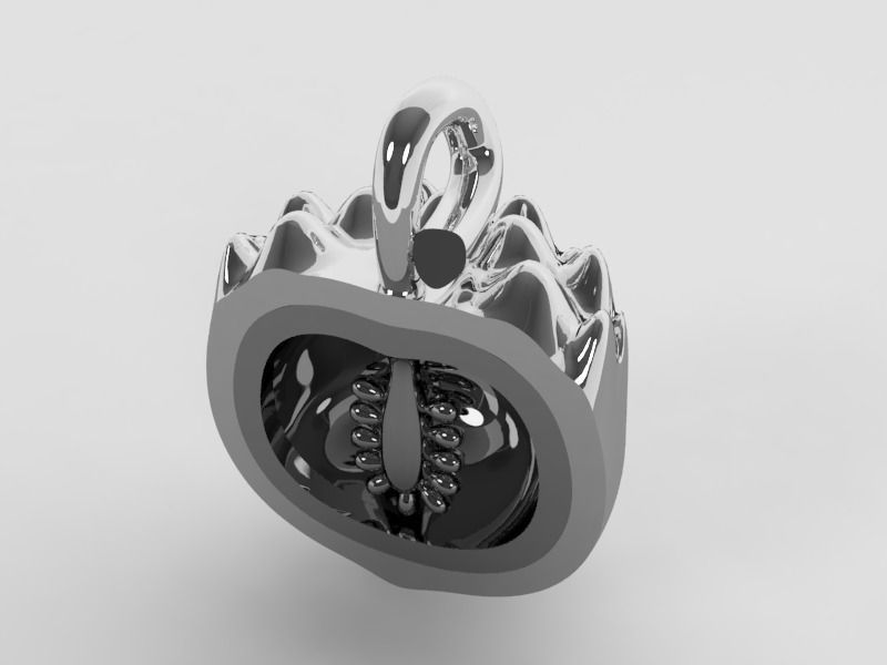 Fruit pendant 3D print model_0
