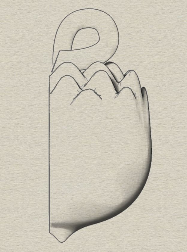 Fruit pendant 3D print model_3