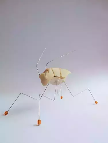 Hopper bug made out of paper 3D print model