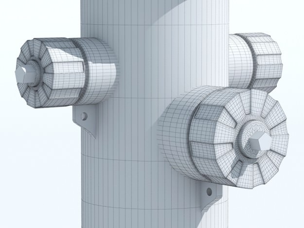 Fire hydrant 3D model_7