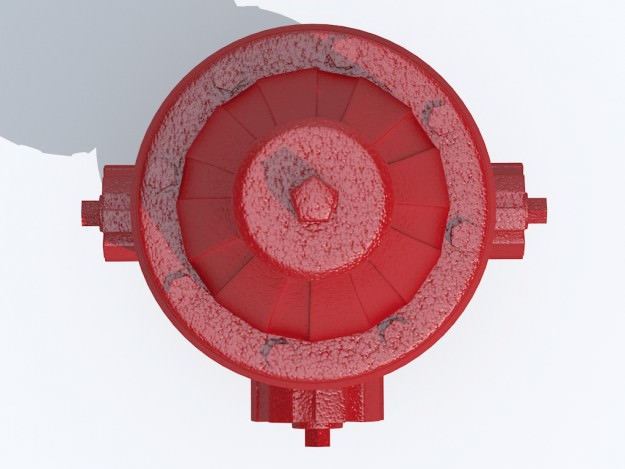 Fire hydrant 3D model_2