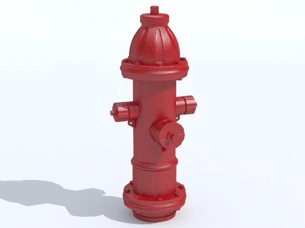 Fire hydrant 3D model_1