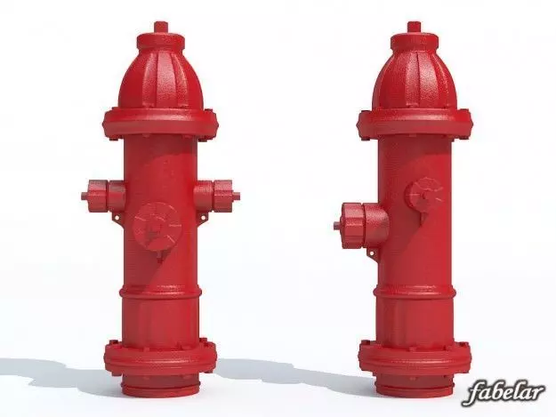 Fire hydrant 3D model_0