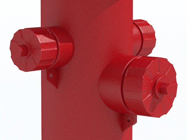 Fire hydrant 3D model_3