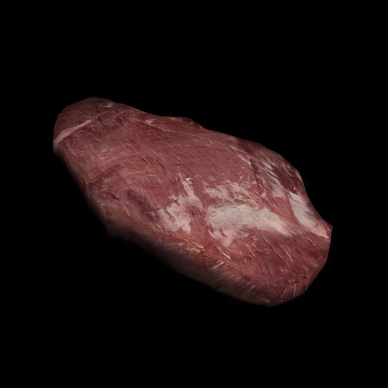 Raw Beef Steak Low-poly 3D model_9