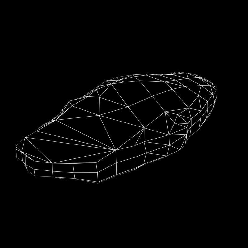 Raw Beef Steaks Low-poly 3D model_18