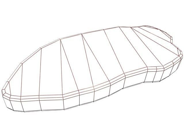 Raw Beef Steaks Low-poly 3D model_4