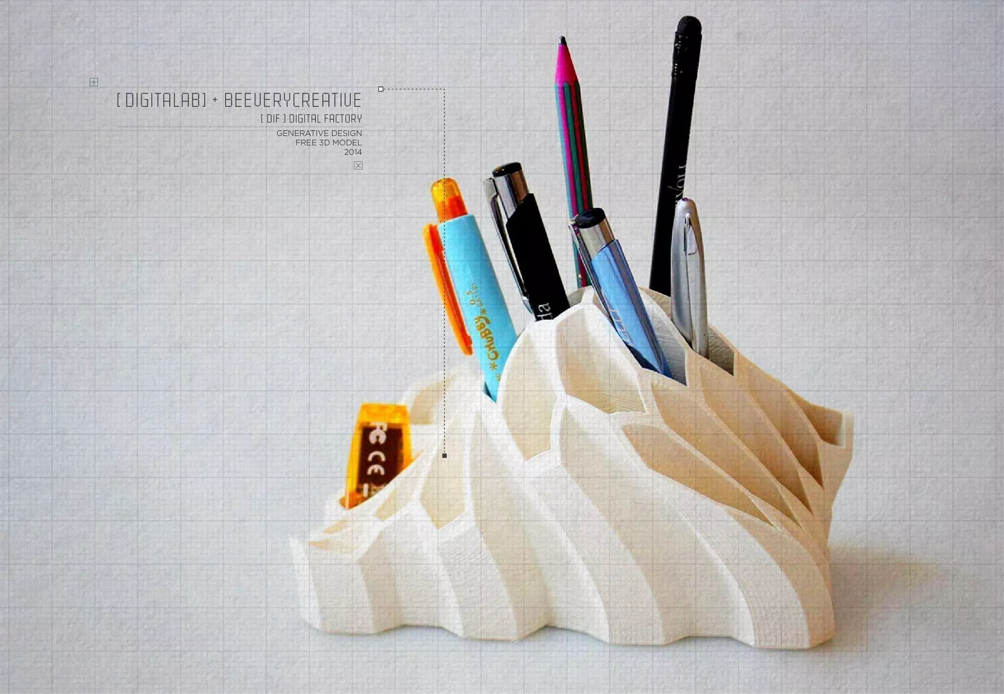 Pen Holder Free 3D print model
