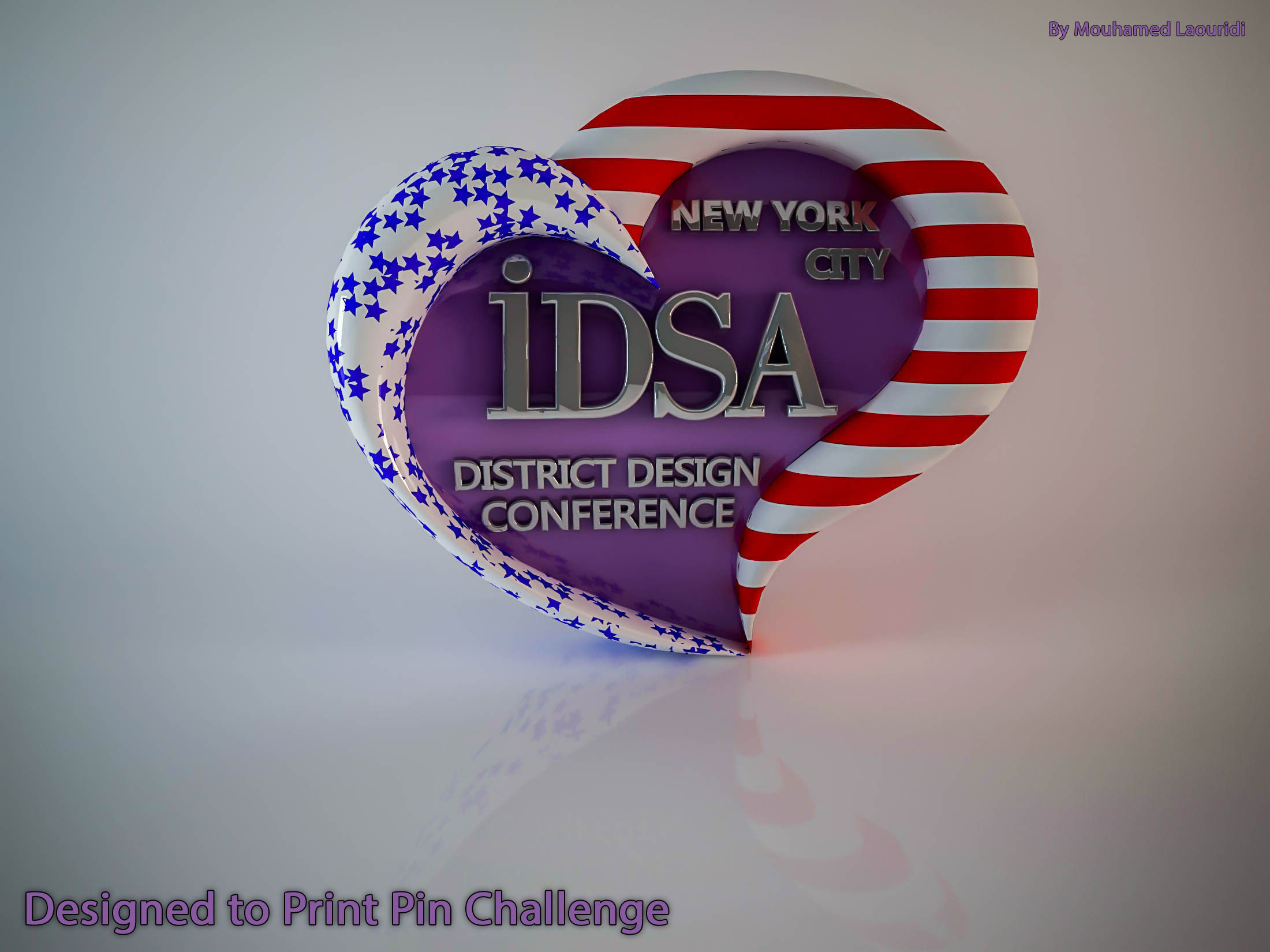 Designed to Print Pin Challenge Free 3D model_1