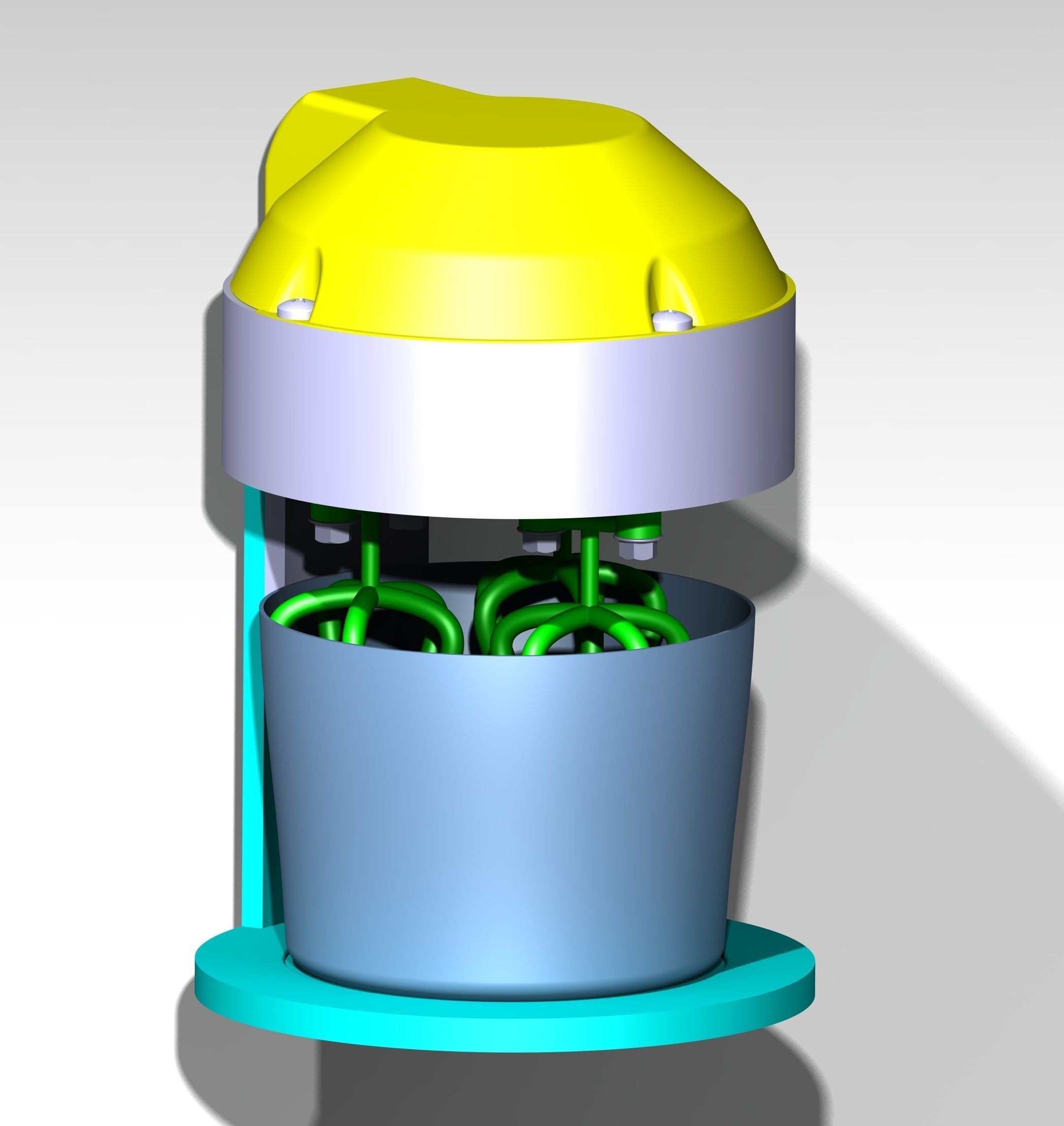 Mixer Blender Free 3D model_1